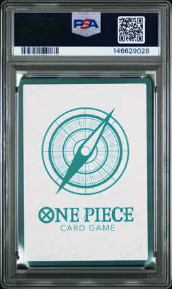 2025 ONE PIECE JPN OP14-THE AZURE SEA'S SEVEN ALTERNATE ART DON!! CARD PSA 9 - Image 2