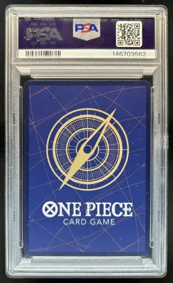 2025 One Piece Shanks 3rd Anniversary Gold #OP09-004 PSA 10 GEM MINT GEM MINT - Image 2