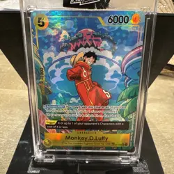 One Piece - Monkey D. Luffy - OP07 - Treasure Rare SR AA English - Image 1