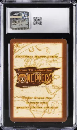 2001 CARDDASS HYPER BATTLE JAPANESE ONE PIECE 7TH STAGE #C337 NAMI CGC 7.5 - Image 2