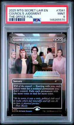 2025 MAGIC: THE GATHERING SECRET LAIR DROP #7041 COUNCIL'S JUDGMENT PSA 9 - Image 1