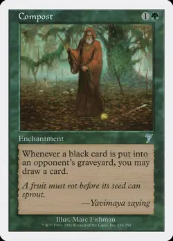 Compost - MtG 7th Edition - U235 NM 2001 - Image 1
