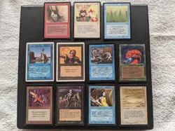 MTG Lot 12 CARDS! Alpha, Beta Crystal Rod, Unlimited, Powerleech, Reserved List - Image 2