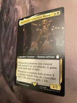 MacCready, Lamplight Mayor (Extended Art) - MTG: Fallout (PIP) NM - Image 5