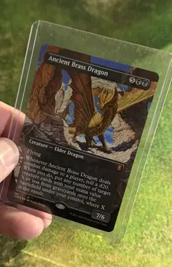 MTG Magic The Gathering Ancient Brass Dragon - Image 3