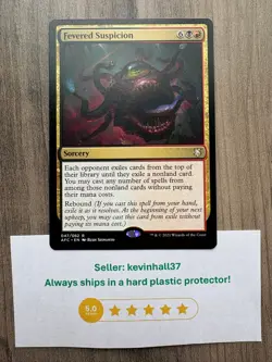 Fevered Suspicion / Commander Adventures in the Forgotten Realms MTG 1x - Image 1