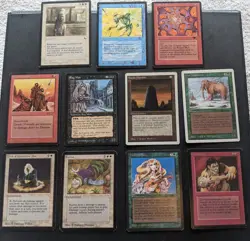 MTG Lot 12 CARDS! Alpha Karma, Beta, Unlimited, Arabian Nights, Reserved List! - Image 2