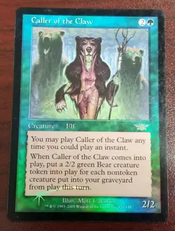 MTG Caller of the Claw Legions 121/145 Foil Rare HP - Image 1
