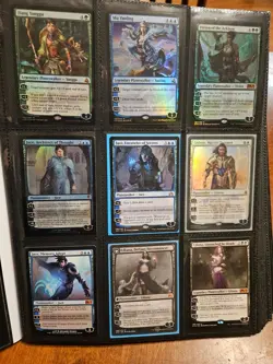 Magic the Gathering (MTG) Mixed Cards in Binder, a mix of commons and rares - Image 1