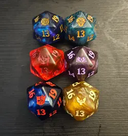 MTG Oversized Big Spindown Bundle Dice Strixhaven Transformers Dominaria MOM Lot - Image 2