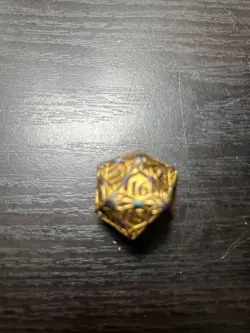 MTG Kaldheim Oversized Spindown • Gold D20 Dice • Magic The Gathering Bundle Die - Image 2