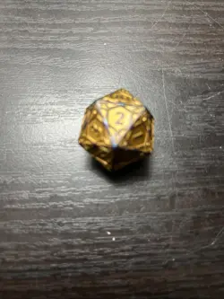 MTG Kaldheim Oversized Spindown • Gold D20 Dice • Magic The Gathering Bundle Die - Image 4