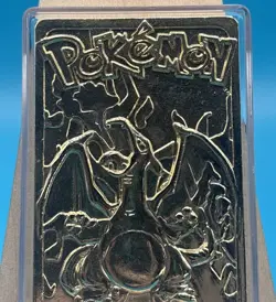1999 Charizard Pokemon Trading Card 24K Gold Plated, Limited Edition Burger King - Image 3