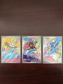 Pokemon First Partner Illustration Collection 3 card gen 7 (Alola set) - Image 1