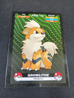 Pokemon 2024 Crealaser Database Set Peru Growlithe 058 US Seller - Image 1