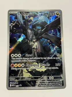 N's Zekrom 031 MEP Promo Full Art Holo Basic Dragon 130 HP Pokemon TCG 2026 - Image 1