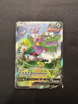 Pokemon Tornadus V Alternate Full Art Ultra Rare Holo 185/198 Chilling Reign - Image 1