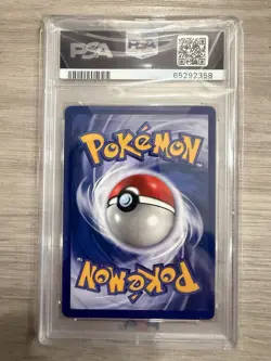 1999 Pokemon Shadowless Abra PSA 9 Mint #43 Base Set - Image 2