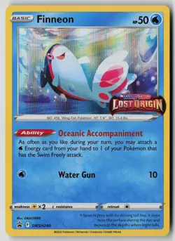 Pokemon TCG SWSH: Sword & Shield Promo Cards #SWSH240 Finneon - Image 1
