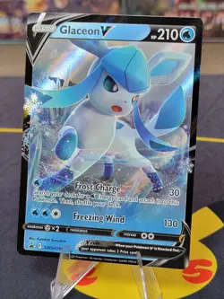 Pokemon Glaceon V #SWSH196 Holofoil Promo Card English PLANETA Yamashita - Image 1