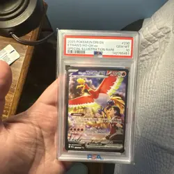 Pokemon TCG Ethan's Ho-Oh EX SIR 230/182 Destined Rivals PSA 10 - Image 1