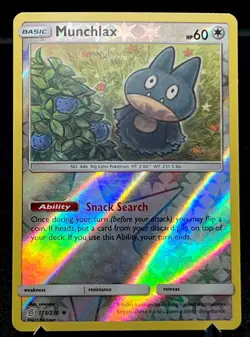 Munchlax 173/236 LP Reverse Holo Cute Snorlax Baby Unified Minds Pokemon Card! - Image 1