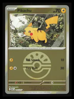Pikachu (Friend Ball) 055/217 Me: Ascended Heroes Reverse Holo Pokemon TCG - Image 1