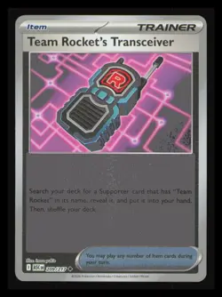 Team Rocket's Transceiver 209/217 Ascended Heroes Pokemon Reverse Holo NM - Image 1