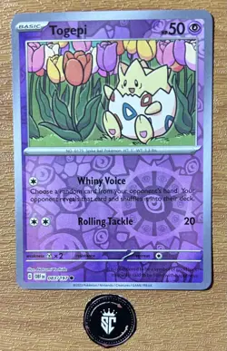 Togepi - 083/197 - Pokemon Scarlet & Violet Obsidian Flames - Reverse Holo - NM - Image 1
