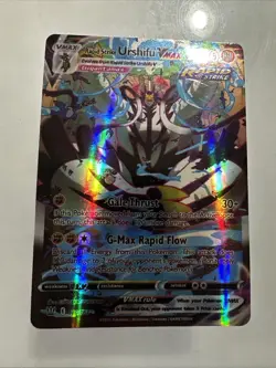 Pokemon Urshifu Vmax rapid strike secret rare 170/163 Pack Fresh Battle Styles - Image 4