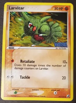 Larvitar 61/115 Unseen Forces Reverse Holo | Pokemon TCG - Image 1