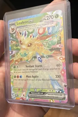 Pokemon Leafeon ex Double Rare Holo SV: Prismatic Evolutions 006/131 HP 270 - Image 1