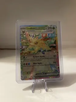 Pokemon Leafeon ex Double Rare Holo SV: Prismatic Evolutions 006/131 HP 270 - Image 2