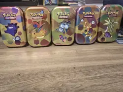 EMPTY Pokemon 151 Mini Tin Set of 5 Artset. NO PACKS!! - Image 1
