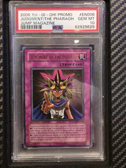 Judgement Of The Pharaoh *PSA 10* JUMP-EN008 Ultra Rare Jump Magazine Promo 2006 - Image 1
