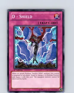 Yu-Gi-Oh TCG D - Shield LCGX-EN150 1st Edition Regular Common Card NM - Image 1