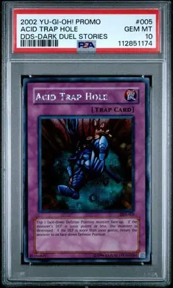 Acid Trap Hole *PSA 10* DDS-005 *Prismatic Secret Rare *Dark Duel Stories* 2002 - Image 1