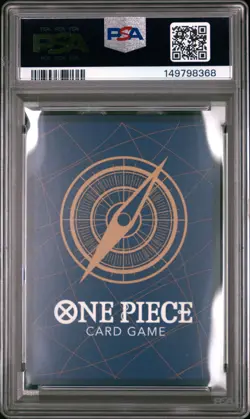 2023 ONE PIECE OP02-PARAMOUNT WAR ALTERNATE ART #120 UTA PSA 10 - Image 2