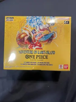 One Piece: Adventure on Kami's Island (OP15-EB04) Sealed Booster Box IN HAND. - Image 1