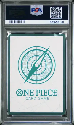 2025 ONE PIECE JPN OP14-THE AZURE SEA'S SEVEN ALTERNATE ART DON!! CARD PSA 9 - Image 2