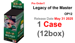 ONE PIECE Card Game Legacy of the Master OP12 BANDAI Box japanese 1 case Pre - Image 1