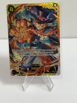 Sabo OP07-118 SEC - One Piece TCG - English Card Near-Mint Secret Rare - Image 1