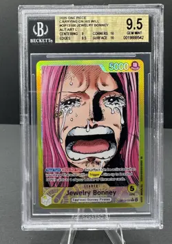JEWELRY BONNEY OP13-100 Alt Art 2025 One Piece Carrying On His Will BGS 9.5 10’s - Image 1