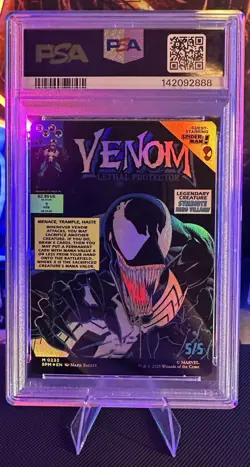 Eddie Brock (0233) (Borderless Foil) Marvel's Spider-Man PSA 10 Gem Mint - Image 2