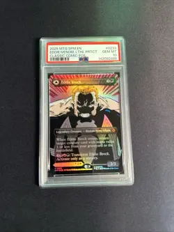 Eddie Brock (0233) (Borderless Foil) Marvel's Spider-Man PSA 10 Gem Mint - Image 4