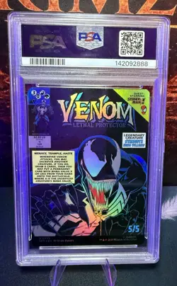 Eddie Brock (0233) (Borderless Foil) Marvel's Spider-Man PSA 10 Gem Mint - Image 5