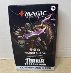 Magic The Gathering Tarkir Dragonstorm Commander Deck - Mardu Surge - New Sealed - Image 1
