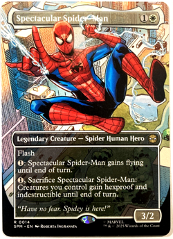 MTG Spectacular Spider-Man (Borderless) Marvel's Spider-Man 14 NM - Image 1