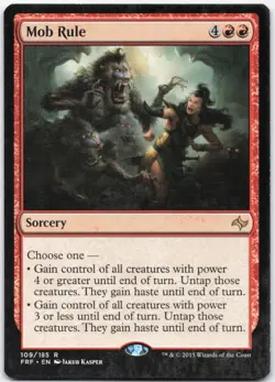 Mob Rule Normal R Fate Reforged 109 LP - Image 1