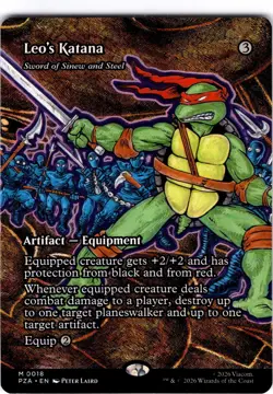 Leo's Katana (Sword of Sinew and Steel) #18 Teenage Mutant Ninja Turtles - Image 1